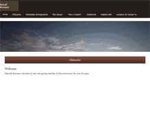 Tablet Screenshot of metcalfmortuary.com